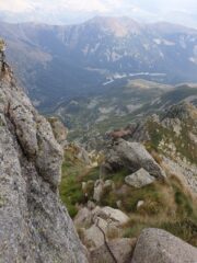 Un simpatico incontro appena imboccato il sentiero del Limbo in discesa