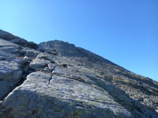 Cercando la via di salita