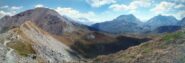 Punta Clary e Col de Solliers dal sentiero di vetta