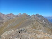 Vista dalla Gian Vert verso la Punta Laval
