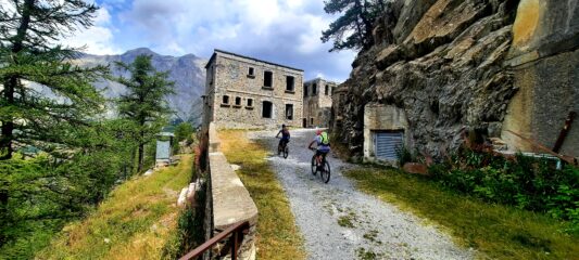 Arrivo al forte inferiore