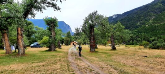 Rientro in destra idrografica della Durance