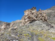 Torrione da aggirare a sx