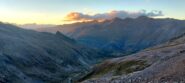 la vista dal bivacco (in lontananza punta Garin)