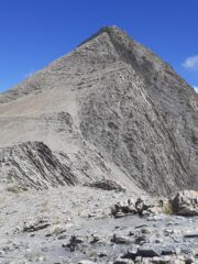 Vista dal colle,con i 3 risalti da superare