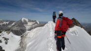 per cresta verso lo Stecknadelhorn..