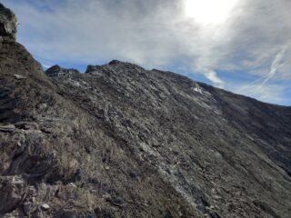 Cresta verso Punta Chalanson