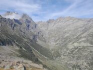 L'alta Valle di Sea e a sx la Ciamarella, visti salendo.