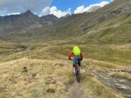 In discesa dal bivacco