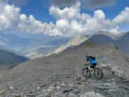 Discesa dalla cima