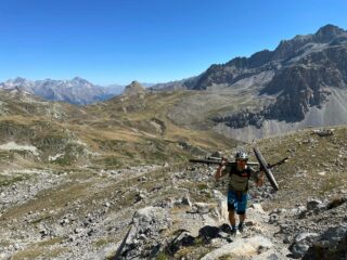 Portage sopra il Lac du Peyron