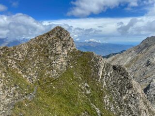Ultimo tratto esposto per la vetta