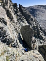 Ultimi passaggi prima di collegarsi alla normale del Granero