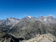 Andolla e Trittico del Sempione visti dalla cima