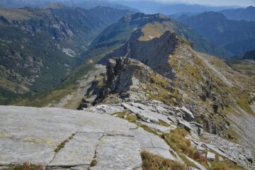 Cresta Sud-Est vista dalla cima
