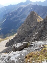 Un’insolita vista del Creton du Midi senza la sua grande placca rocciosa