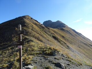 la cima vista dal colle