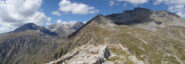 Panorama dalla cresta in direzione del rifugio Avanzà