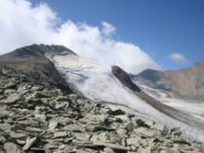 La cresta da risalire e punta Rossa