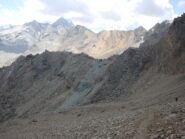 da qui si gira verso il colle della Rossa