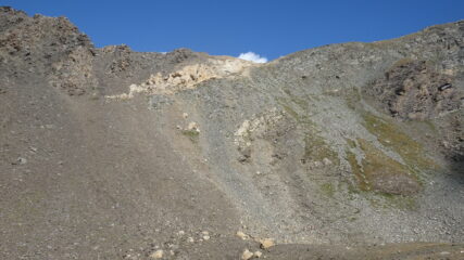 Colle Rosset con sentierino di salita