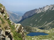 Panorama di discesa dai laghi