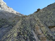 I diedri sulla sinistra del gendarme giallo