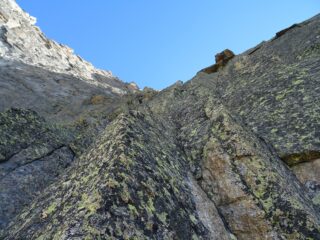 I diedri sulla sinistra del gendarme giallo
