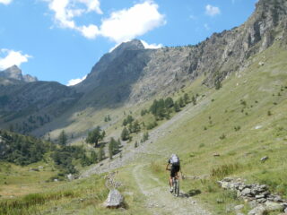 la risalita del Vallone del Piz