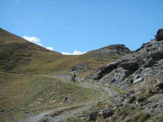 in salita verso il Monte Gran Costa