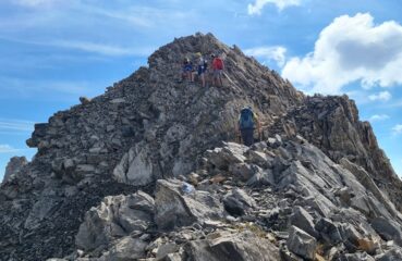 il tratto finale alla cima  Ovest