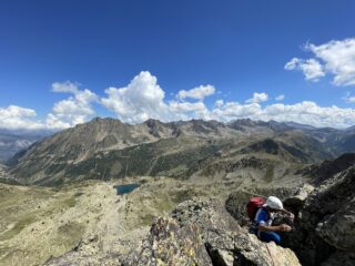 Dalla cima sguardo verso Sant'Anna