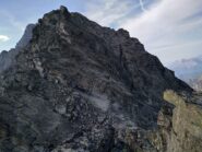 Veduta della seconda parte di cresta poco prima della doppia.