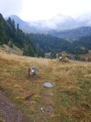 Bivio sinistra testa Grigia destra lago Perrin
