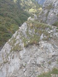 Sentiero di discesa dalla Bocchetta a Piamprato