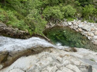 Seconda cascata dall'alto
