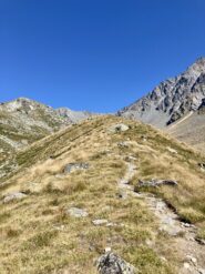Sentiero di arrivo al bivacco Molline