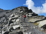 tratto alto, panoramicissimo, della mulattiera