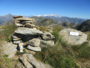 Il gruppo del Rosa dalla vetta del Monte Rosso