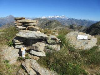 Il gruppo del Rosa dalla vetta del Monte Rosso