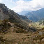 parte del gregge incrociato sopra la Grangia Santanel