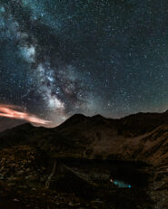 Via Lattea e lago superiore 
