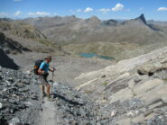 Discesa dal Passo Salza e Lago del Lupo