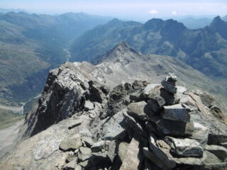 La cresta vista dalla punta Monfrent