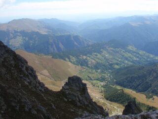 vista sul vallone di S.Michele  di Prazzo