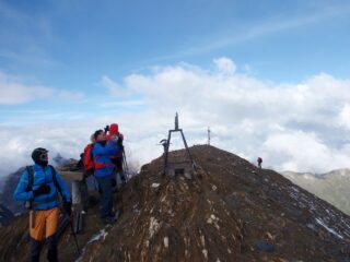 arrivo in vetta 