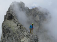 Subito dopo la breve disarrampicata esposta