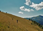 Inizio discesa diretta dalla Croce