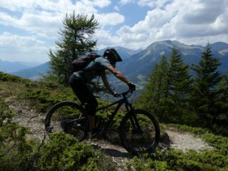 Tornanti nella parte mediana.