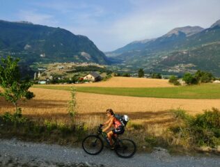 Il primo tratto sopra Eygliers.